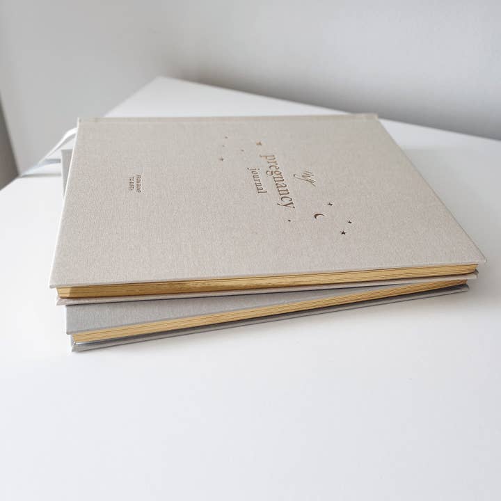 Blush And Gold - Wholesale Journal/Diary - Maternity - Pregnancy Journal (Pearl) - keepsake parents to be journal