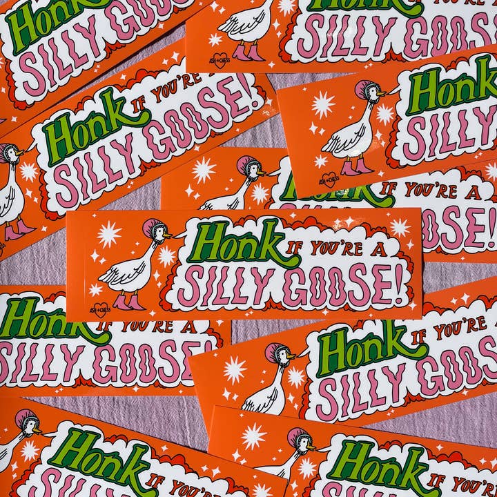 Ash + Chess - Wholesale Sticker - Bumper Sticker - Silly Goose2