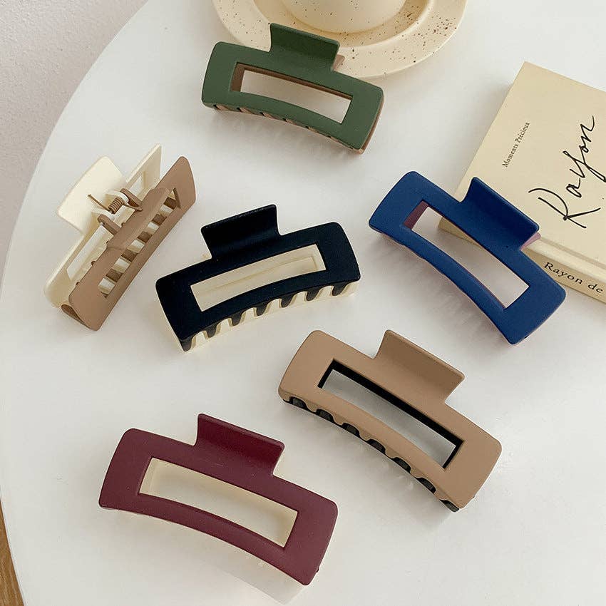 AK Brand – Großhandel Haarclip – Damen – Zweifarbige Jumbo-Acryl-Haarklammer11