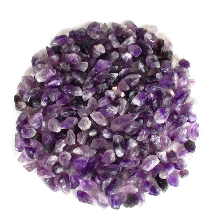 Soothing Crystals - Wholesale Spiritual Stone/Crystal - Healing Gemstone Chips | Amethyst | Raw Crystal Chips