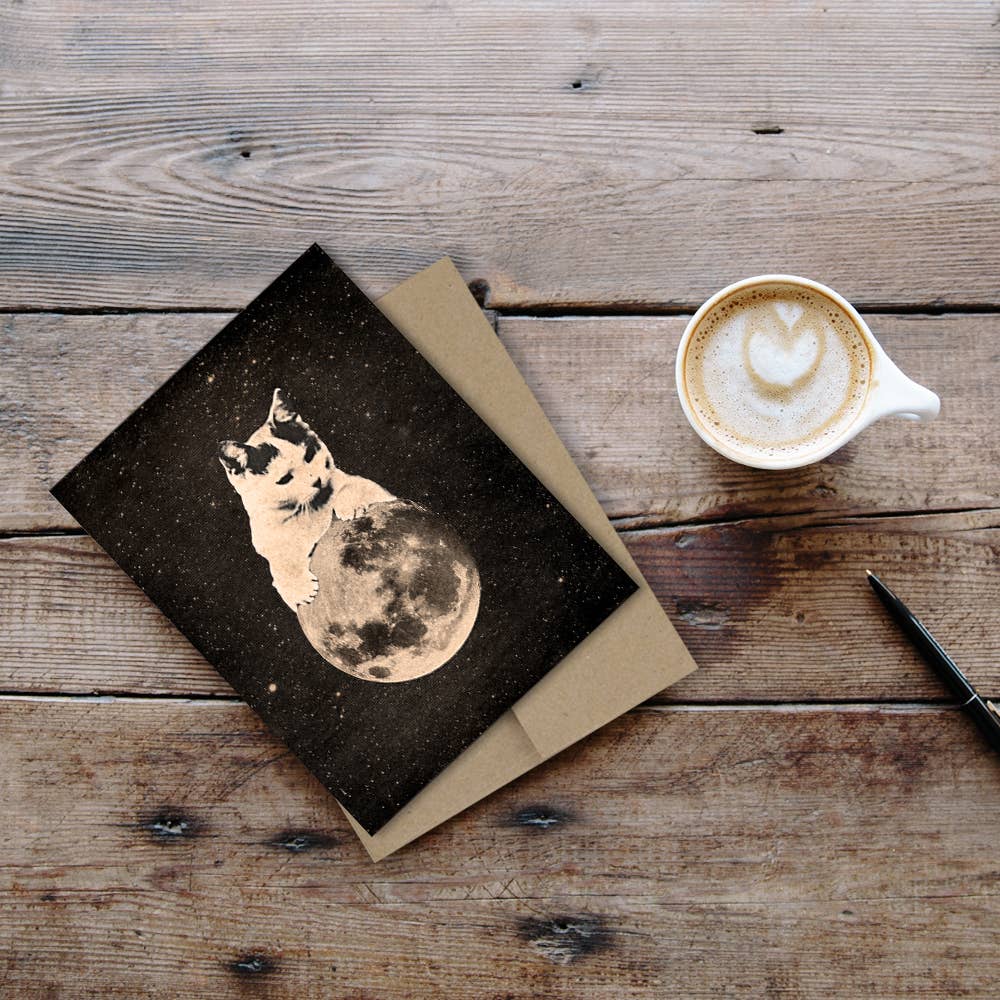 The Galek Sea - Wholesale Everyday Greeting Card - Mooncat 2 Card2