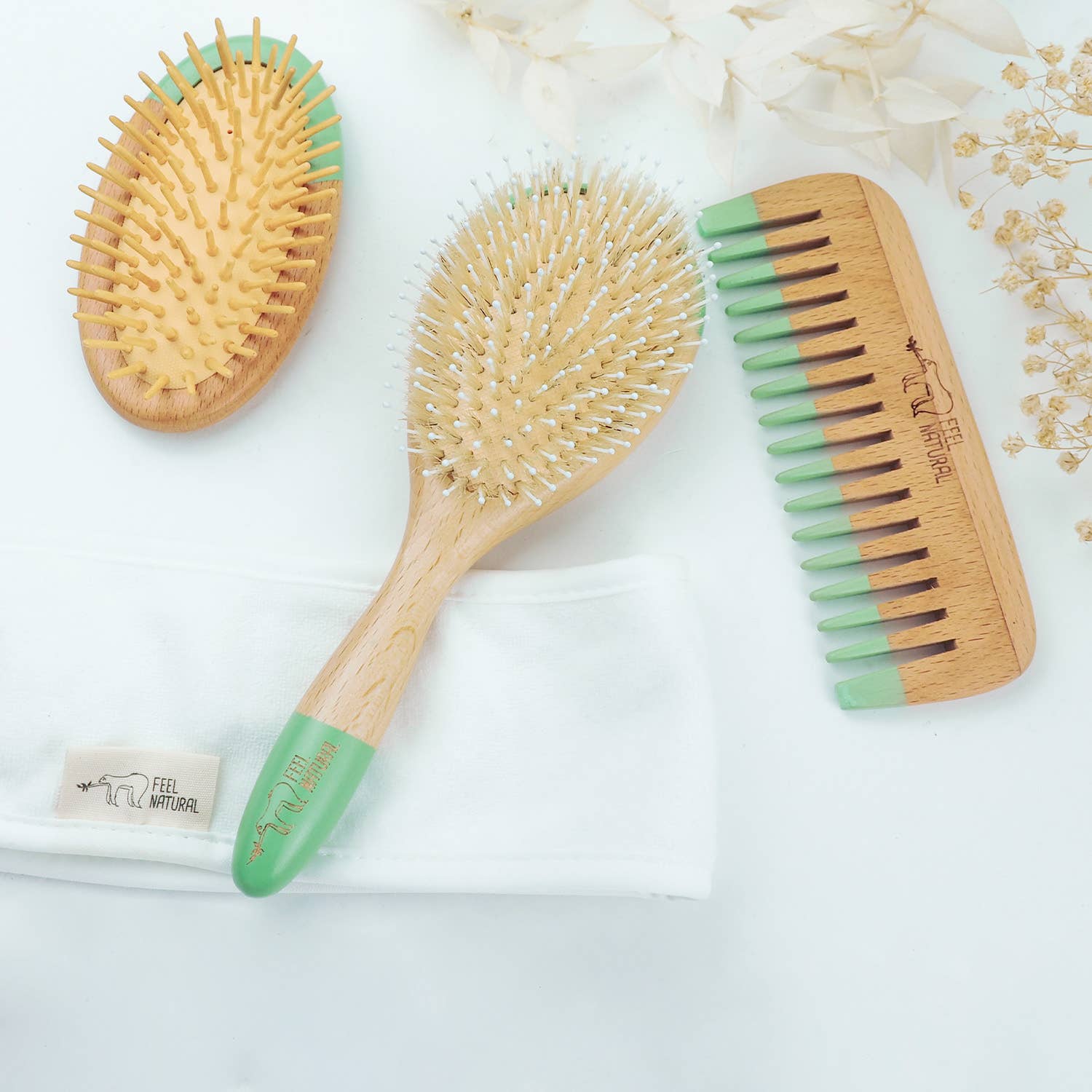 FRENCH TENDANCE - Wholesale Hair Brush/Comb - Natural bamboo comb - Feel Natural1