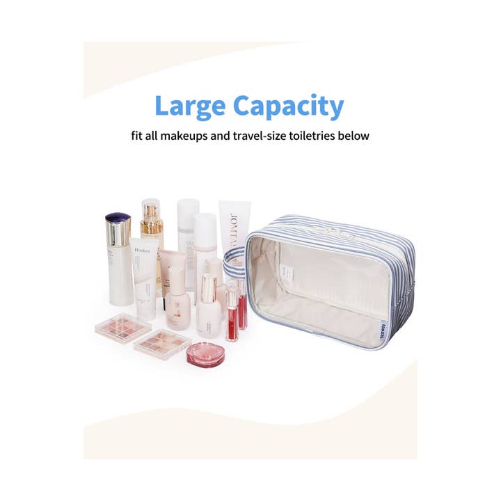wandf - Wholesale Toiletry bag – women's - Clear Toiletry Bags for Traveling Toiletries, Make Up Pouch 30