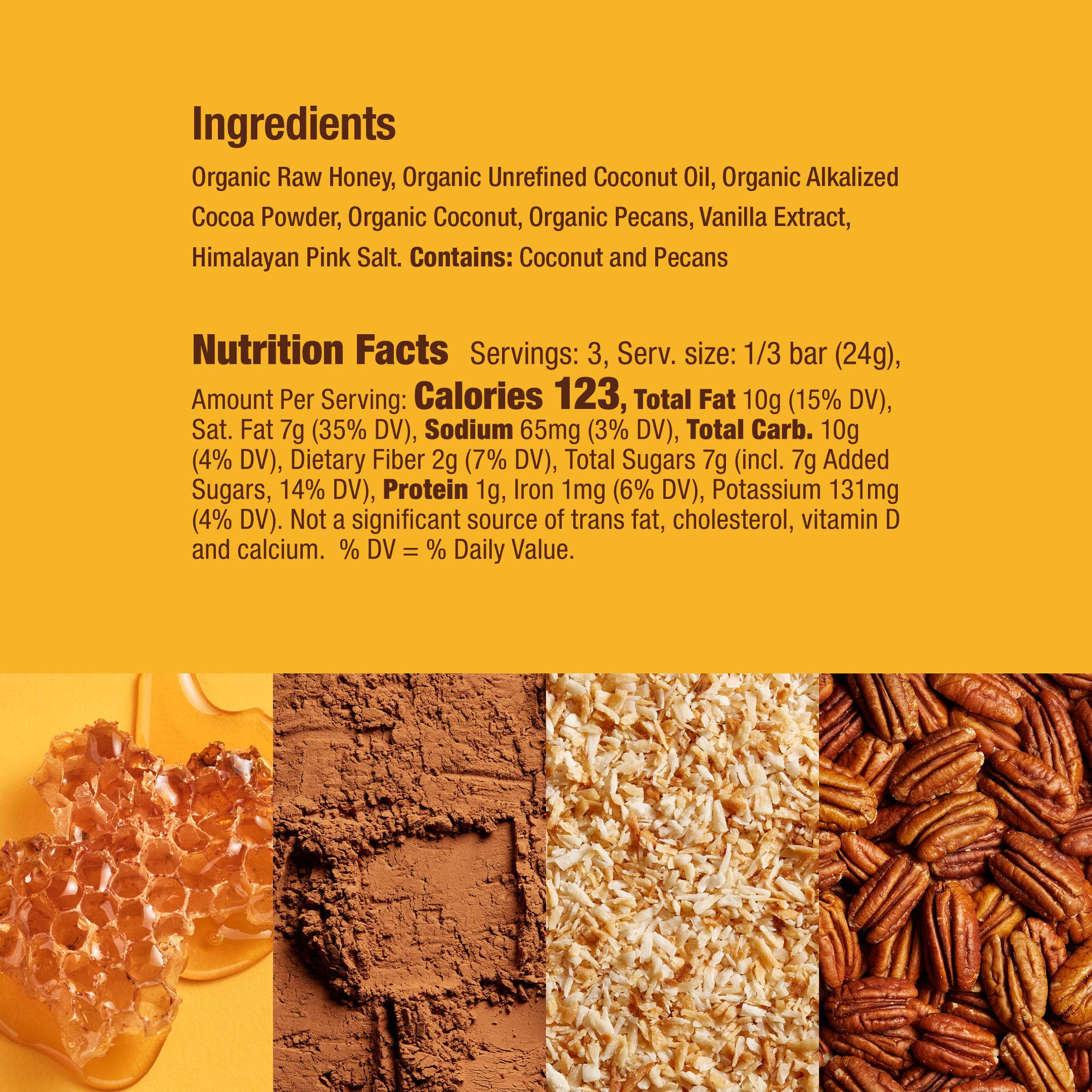 Honey Mama's - Wholesale Chocolate Bar - Chocolate Cake Cocoa Truffle Bar 2.5oz. (12 count)1