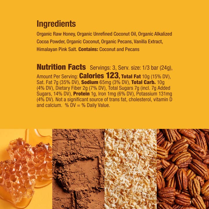 Honey Mama's - Wholesale Chocolate Bar - Chocolate Cake Cocoa Truffle Bar 2.5oz. (12 count)1