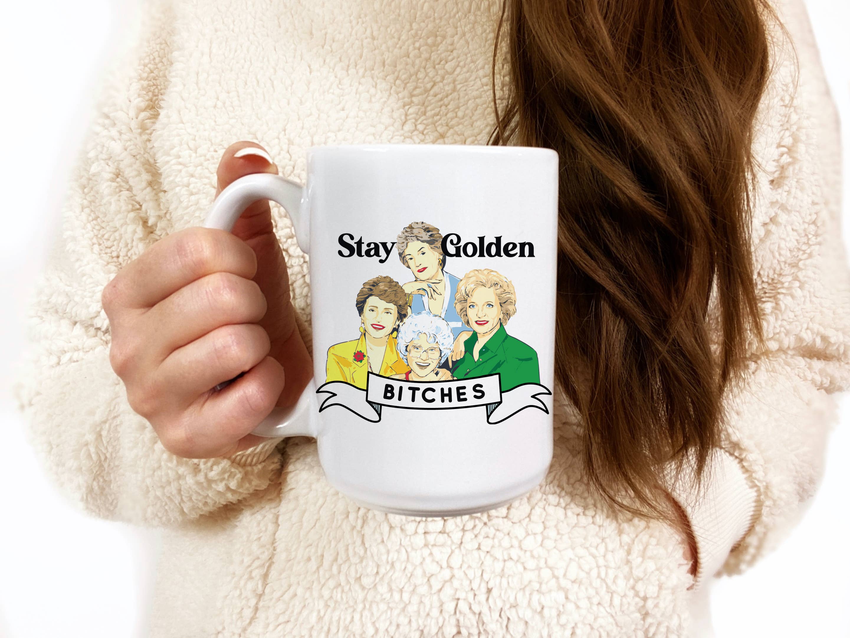 Love You a Latte Shop – wholesale Coffee mug – Golden Girls Stay Golden Bitches Betty White 15 oz Mug
