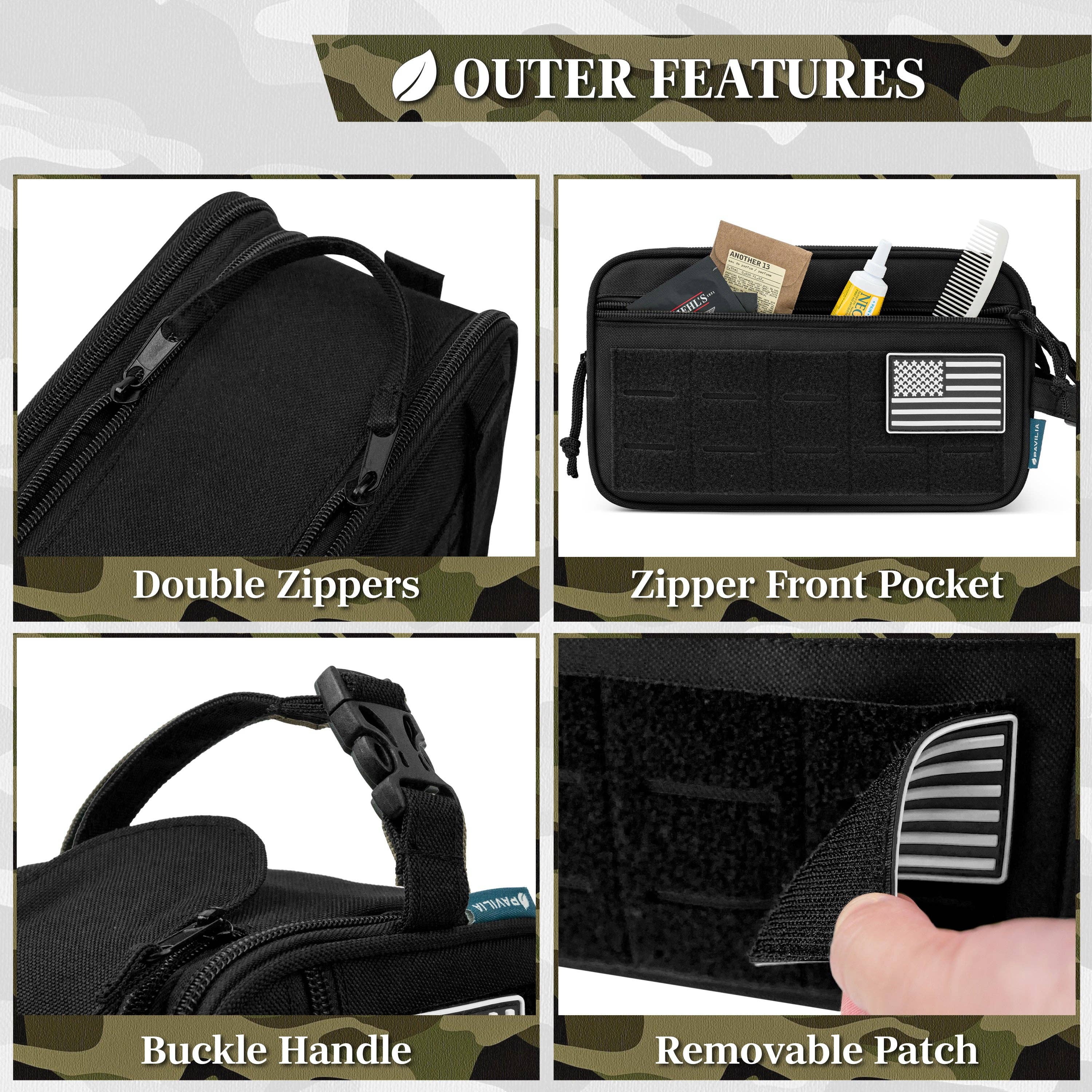 Pavilia - Venta al por mayor Neceser - Hombre - Bolsa de Aseo Táctica Militar12