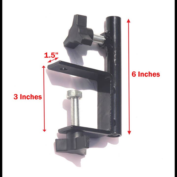 Ashman Online - Wholesale Outdoor Ornament/Decor - Ashman Deck Hook Clamp For Shepherd's Hooks or Poles, 3 inch Wide1