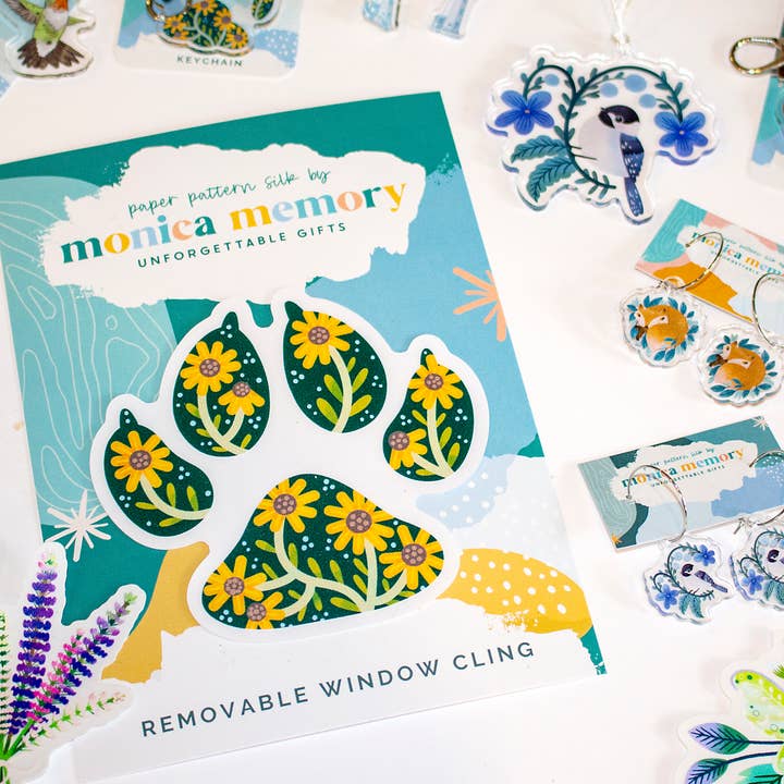 Removable Vinyl Window Cling for wholesale by Paper Pattern Silk