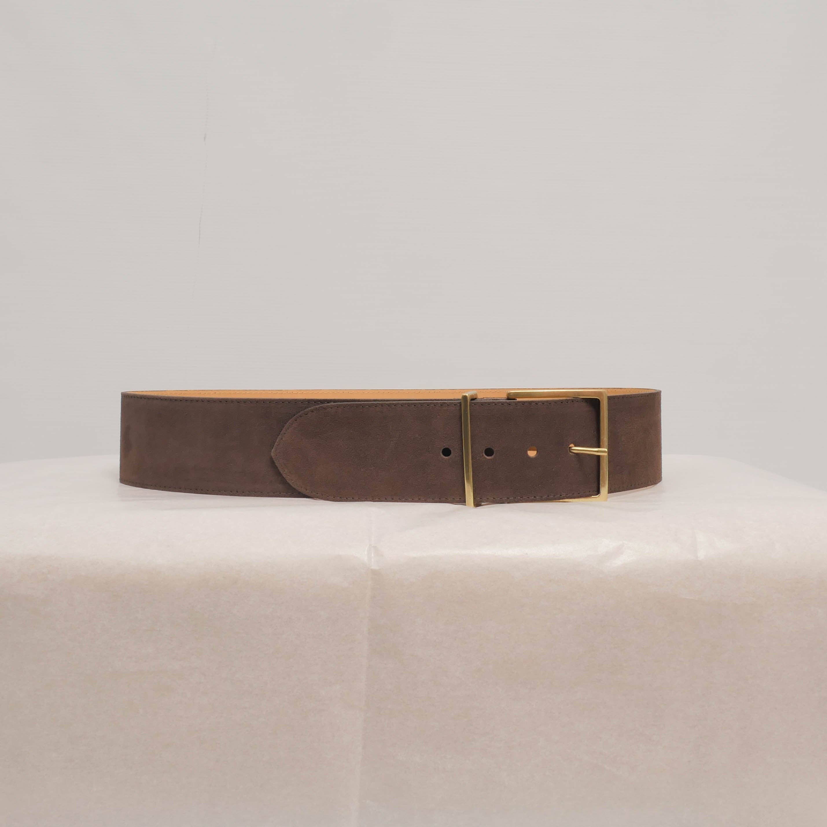 Cecile Wang – wholesale Belt – Women's – Suede leather belt 6 cm – BK00832