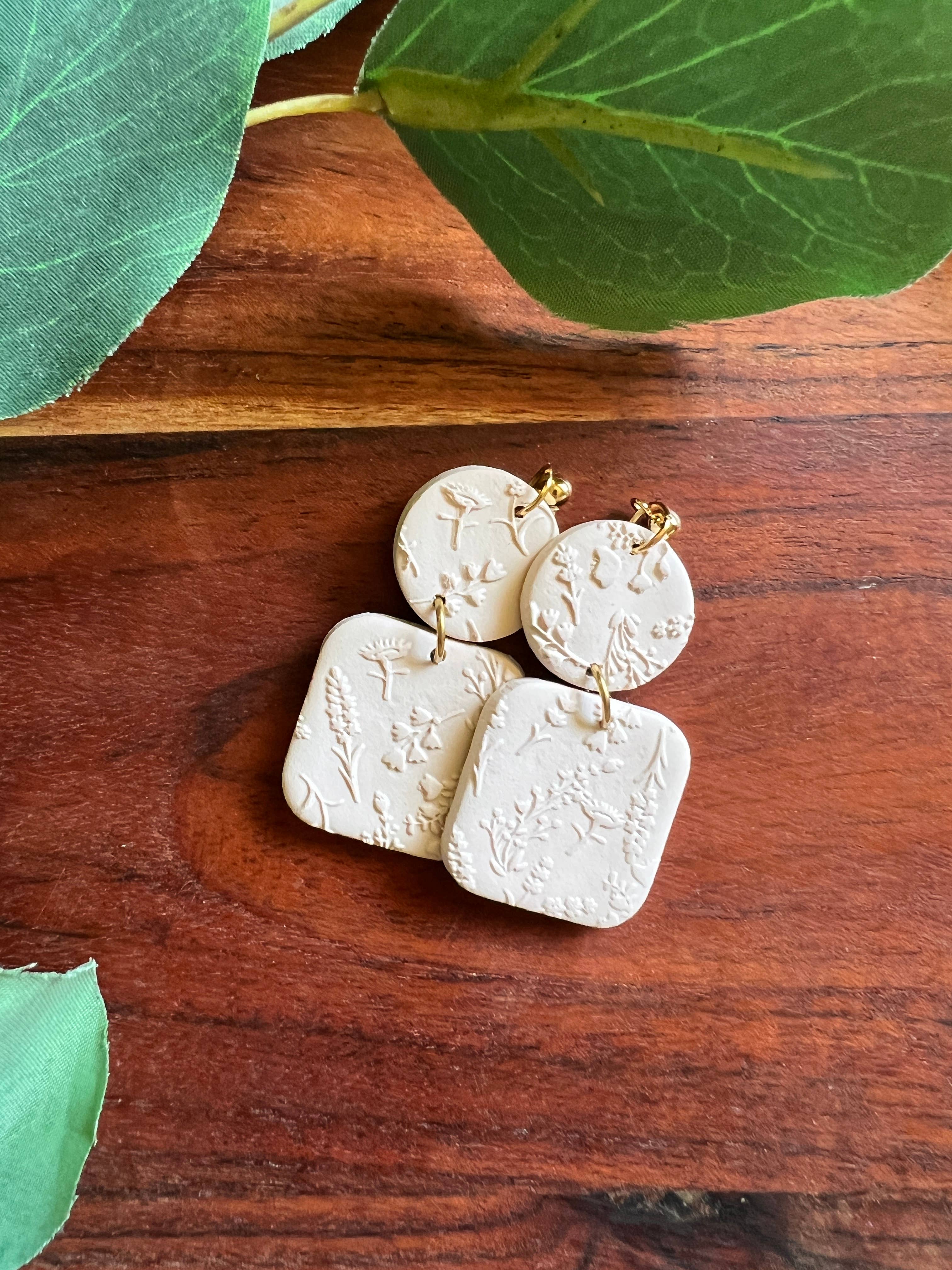 Lumu Moon Handmade Designs - Vente Boucles d'oreilles pendantes - Boucles d'oreilles Loving Wildflower1