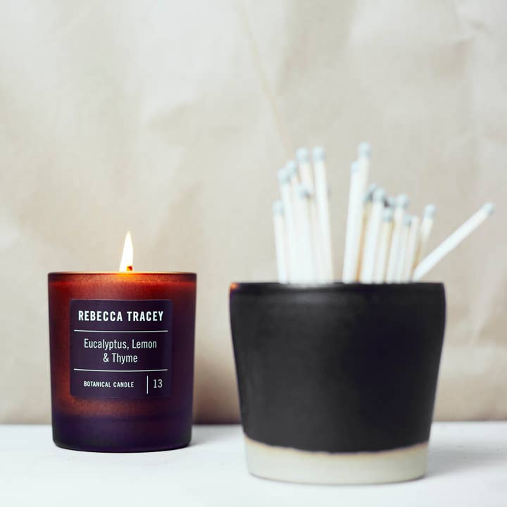 Vela de eucalipto, limón y tomillo para venta al por mayor de Rebecca Tracey