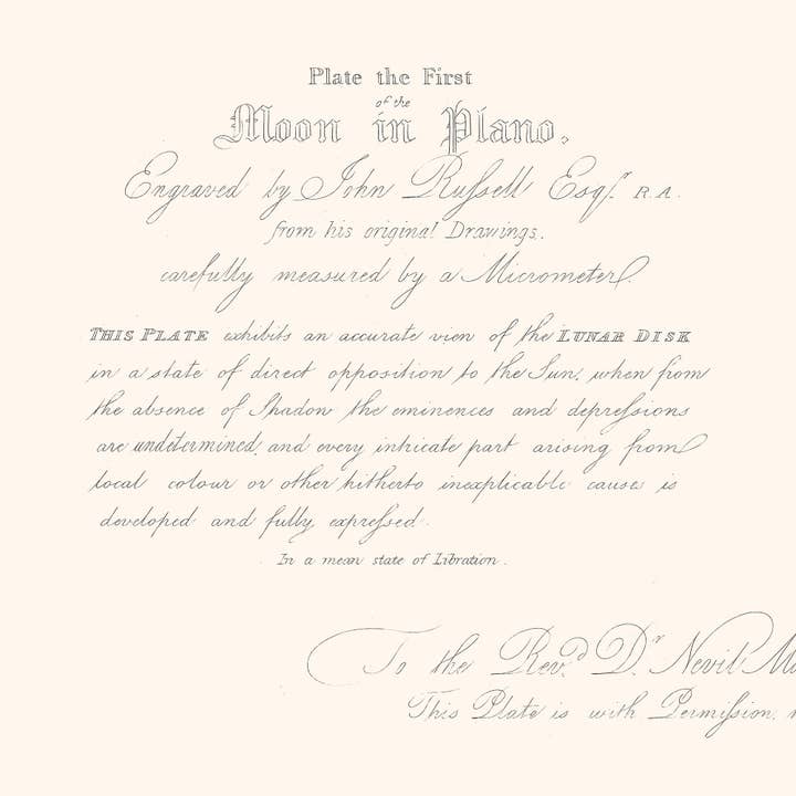 Aster Edition - Wholesale Poster - Poster: Moon Map - John Russel5