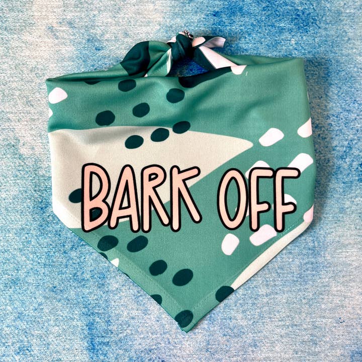 Bark Off | Funny Dog Bandana for wholesale by The Dapper Paw