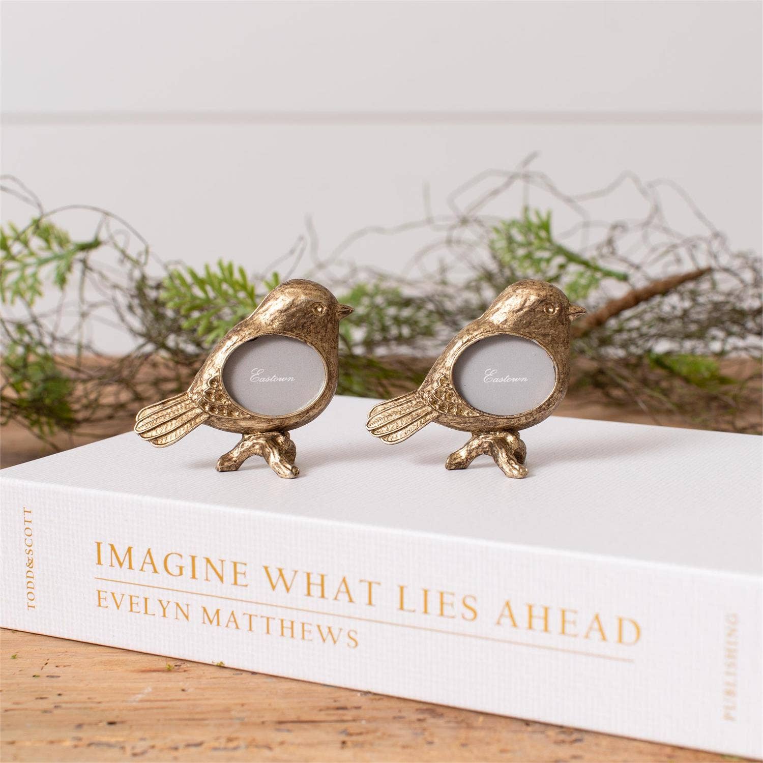 Audrey's Home & Gift – wholesale Picture frame – Photo Frame - Mini Bird, Gold Finish (PK/12)0