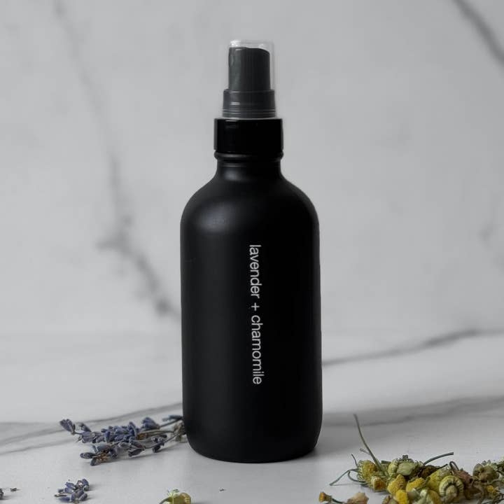Lavender + Chamomile Room Spray for wholesale by sable candle co.