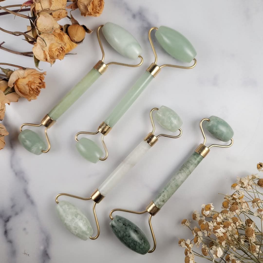 Aquamarine Daydream Wholesale – wholesale Face/beauty roller – Jade Facial Roller ~ Crystal Beauty Supplies ~ Mineral Love3