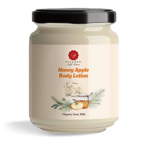 Organic Apple Body Lotion for wholesale by Picassa Self Care