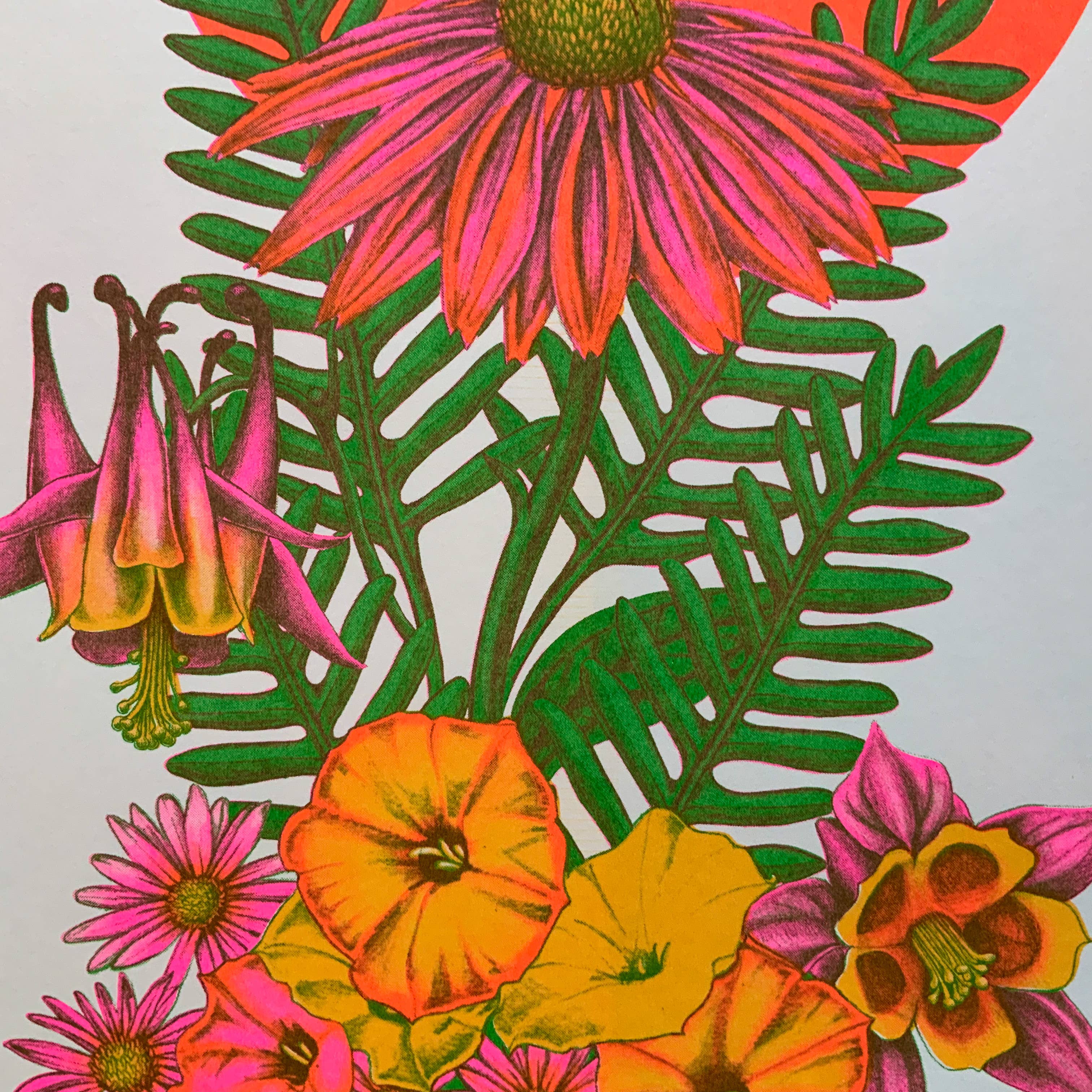 Psychedelic Lens - Wholesale Art Print - Butterfly Riso Print2