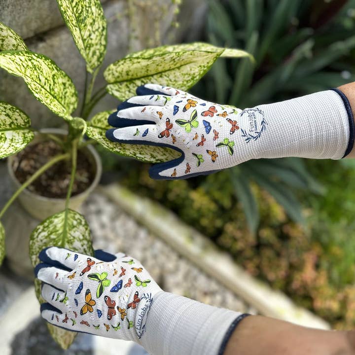 FunJobs Garden Gloves - Wholesale Garden Gloves - FunJobs Long Butterfly Gardening Gloves10