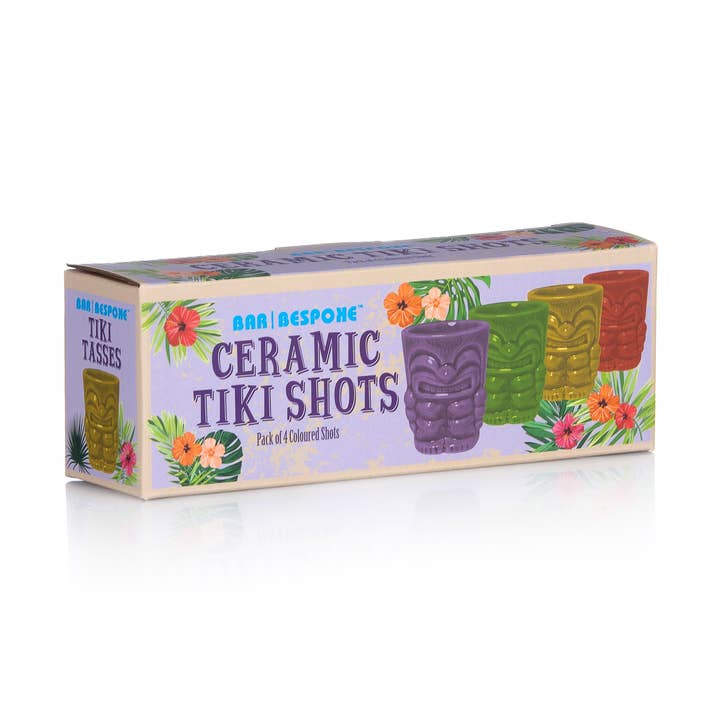 Bar Bespoke Ceramic Tiki Shots, paquete de 4 para venta al por mayor de Original Products UK/EU