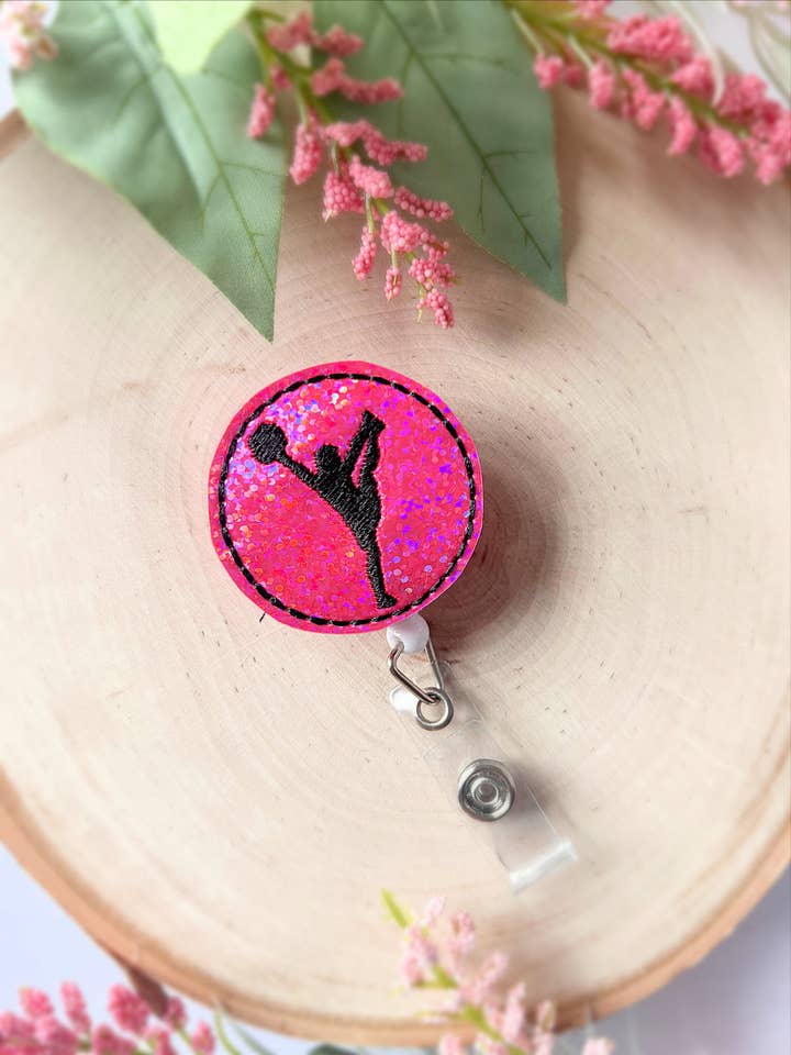 Cheerleader Pediatric Nurse Medical Badge Reel Gift for wholesale by Meeko’s Must Haves