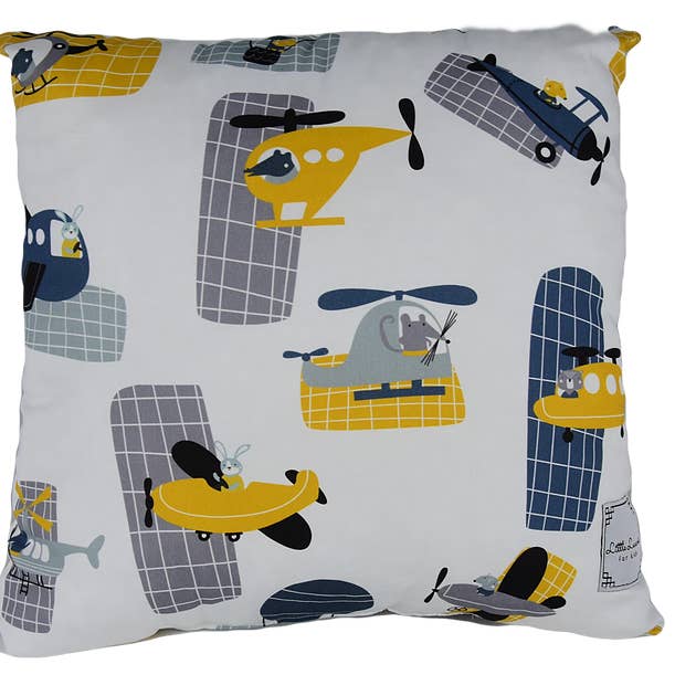 Decorative Pillow Square - Voyage in Blue for wholesale by LITTLELUXURIES FOR KIDS