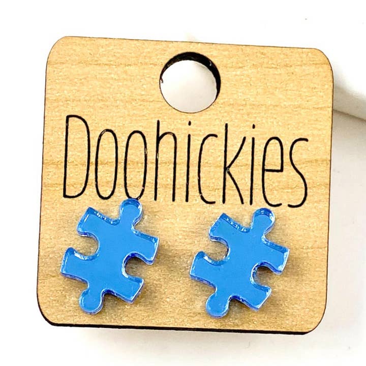 Spegel akryl autism medvetenhet pusseldubbar för wholesale av Doohickies