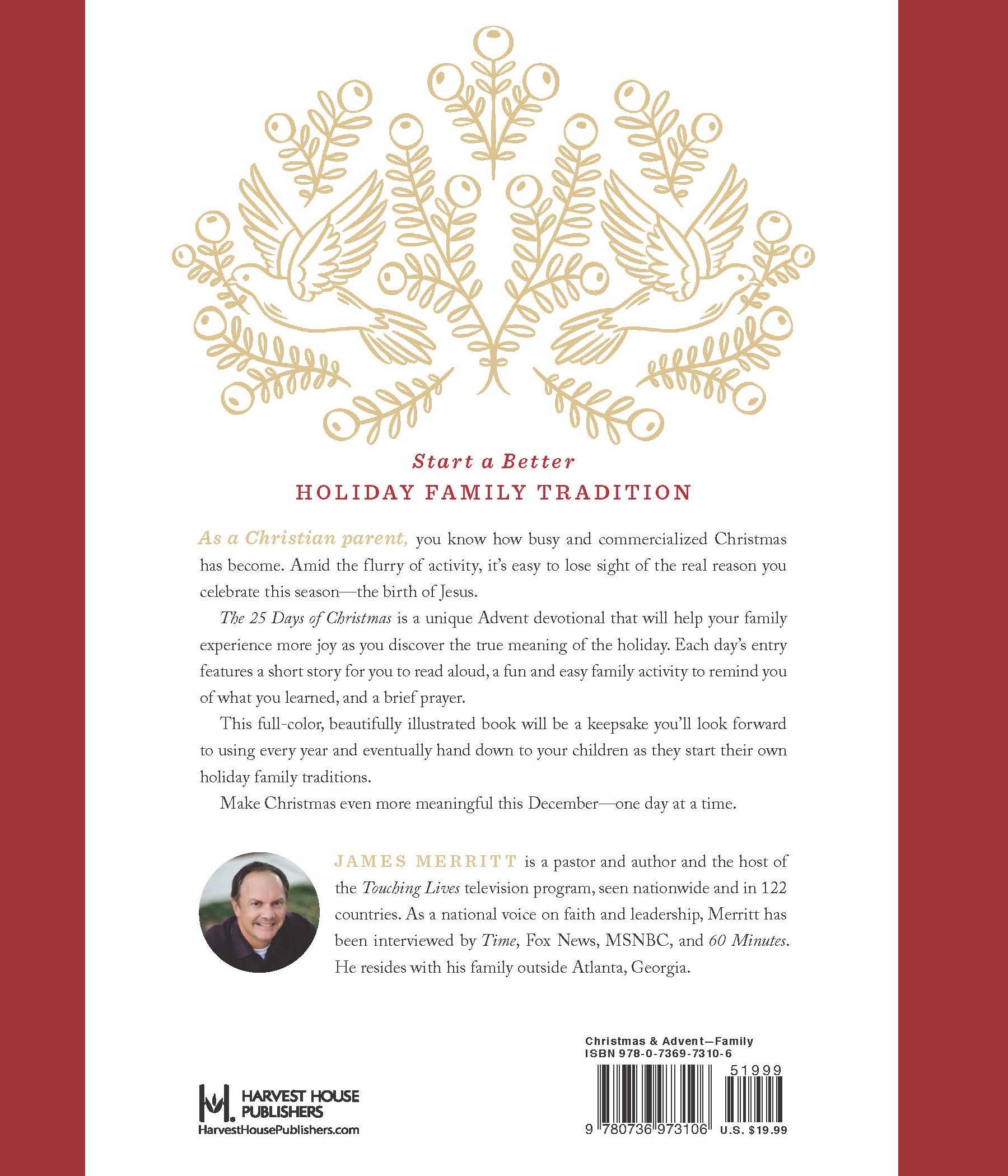 Harvest House Publishers Gift & Specialty Books - Wholesale Religion - The 25 Days of Christmas1