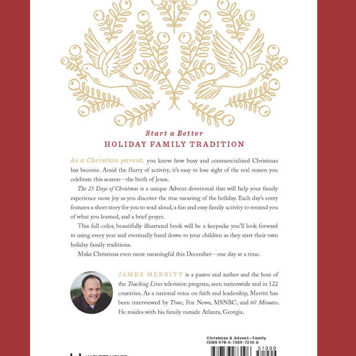 Harvest House Publishers Gift & Specialty Books - Wholesale Religion - The 25 Days of Christmas1