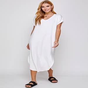Livia Sequin Plunge Halter Neck A-Line Mini Dress in White