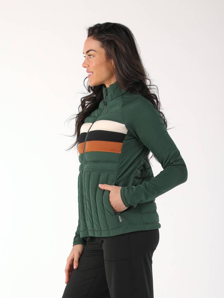 Forest Oatmilk Black Cinnamon Pure Puffer: Forest/Oatmilk/Black/Cinnamon for wholesale on Faire1