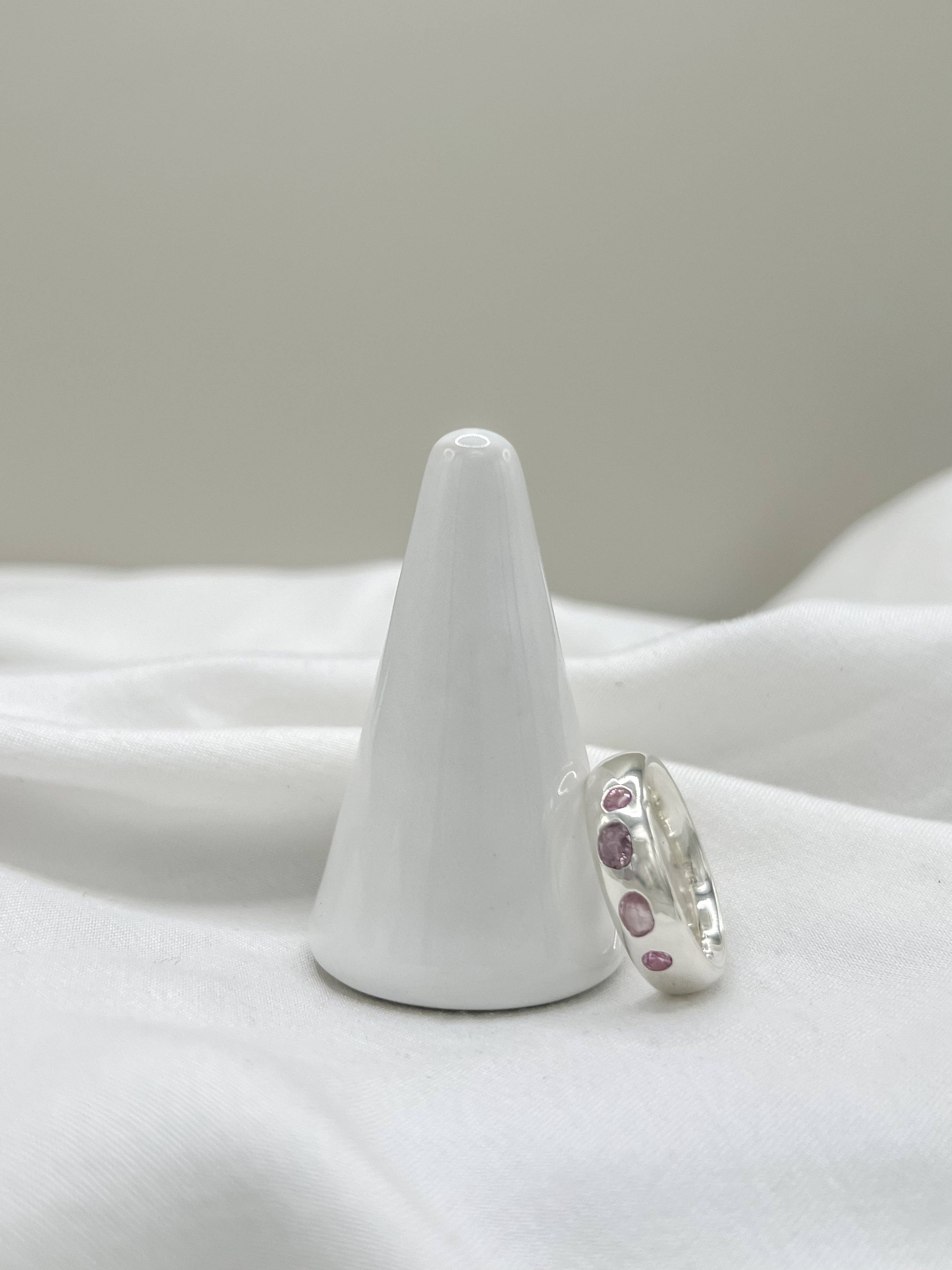 Amory C Jewelry - Wholesale Multi-Stone Ring - #9 Pink Sapphire 4 Stone2