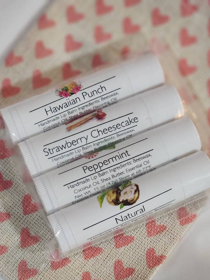 Handmade Lip Balm for wholesale by S•scents Handmade Home and Body
