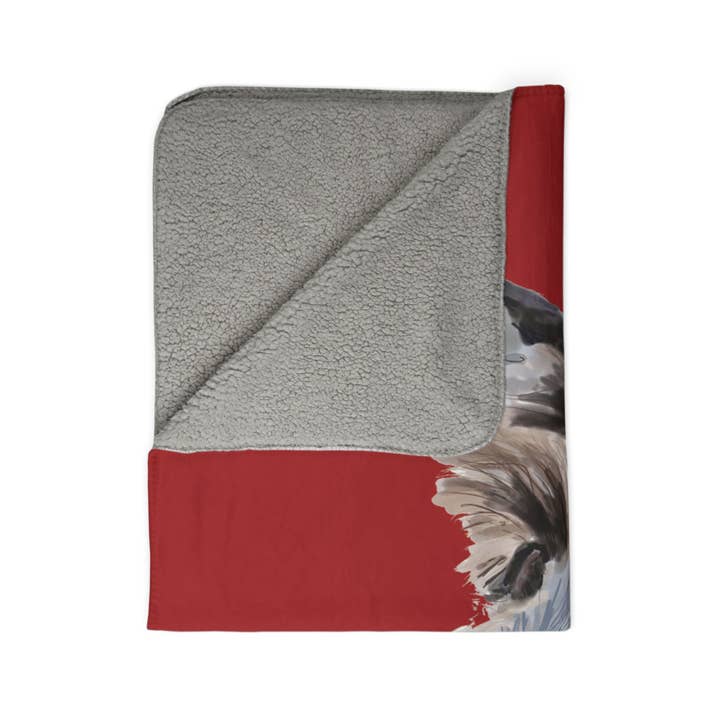 Blue Cava - Wholesale Throw Blanket - Cozy Scottish Terrier Dog Lover Fleece Sherpa Blanket | Pet Gift, Home Decor8
