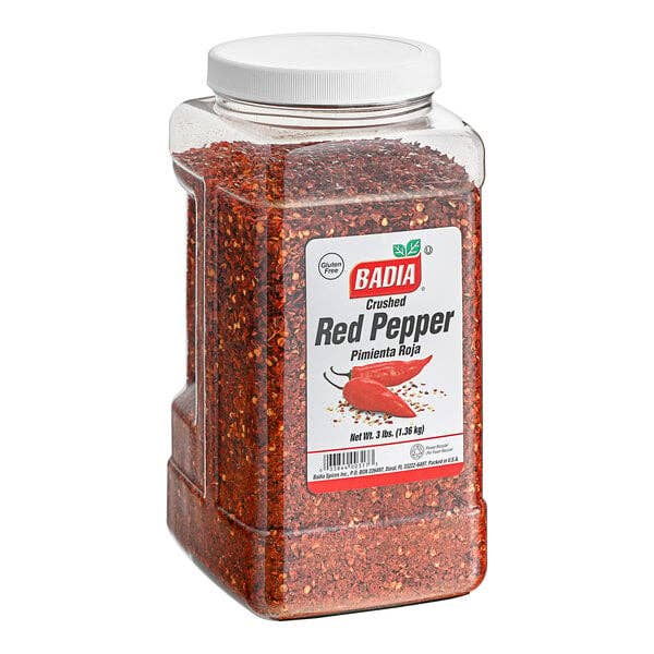 L&F Universal Goods - Wholesale Dried Spice - Badia Pepper Red Crushed 4/3 lbs0