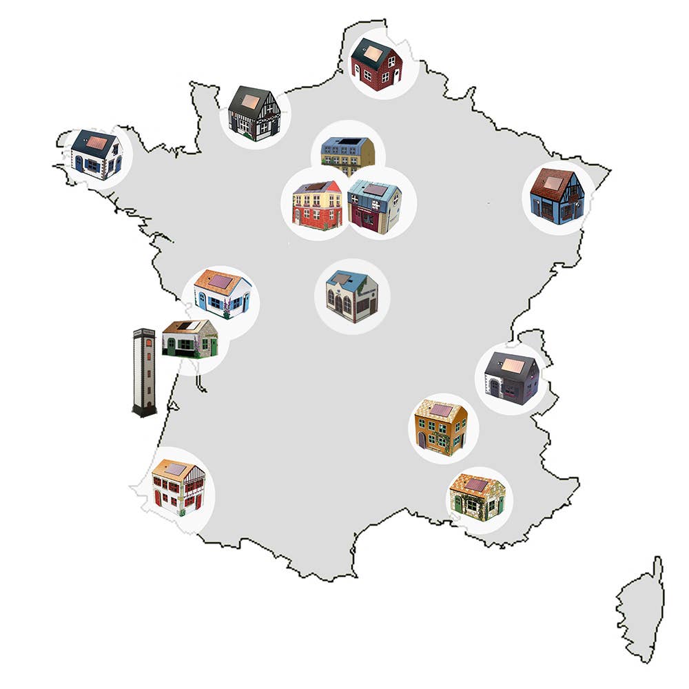 Litogami - Wholesale Night Light - Casagami Solar Night Light Maison de France Alsace6