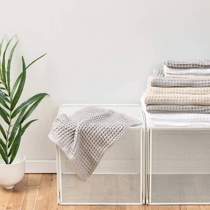 UCHINO - Wholesale Bath Towel - UCHINO Air Waffle Towel - Gray