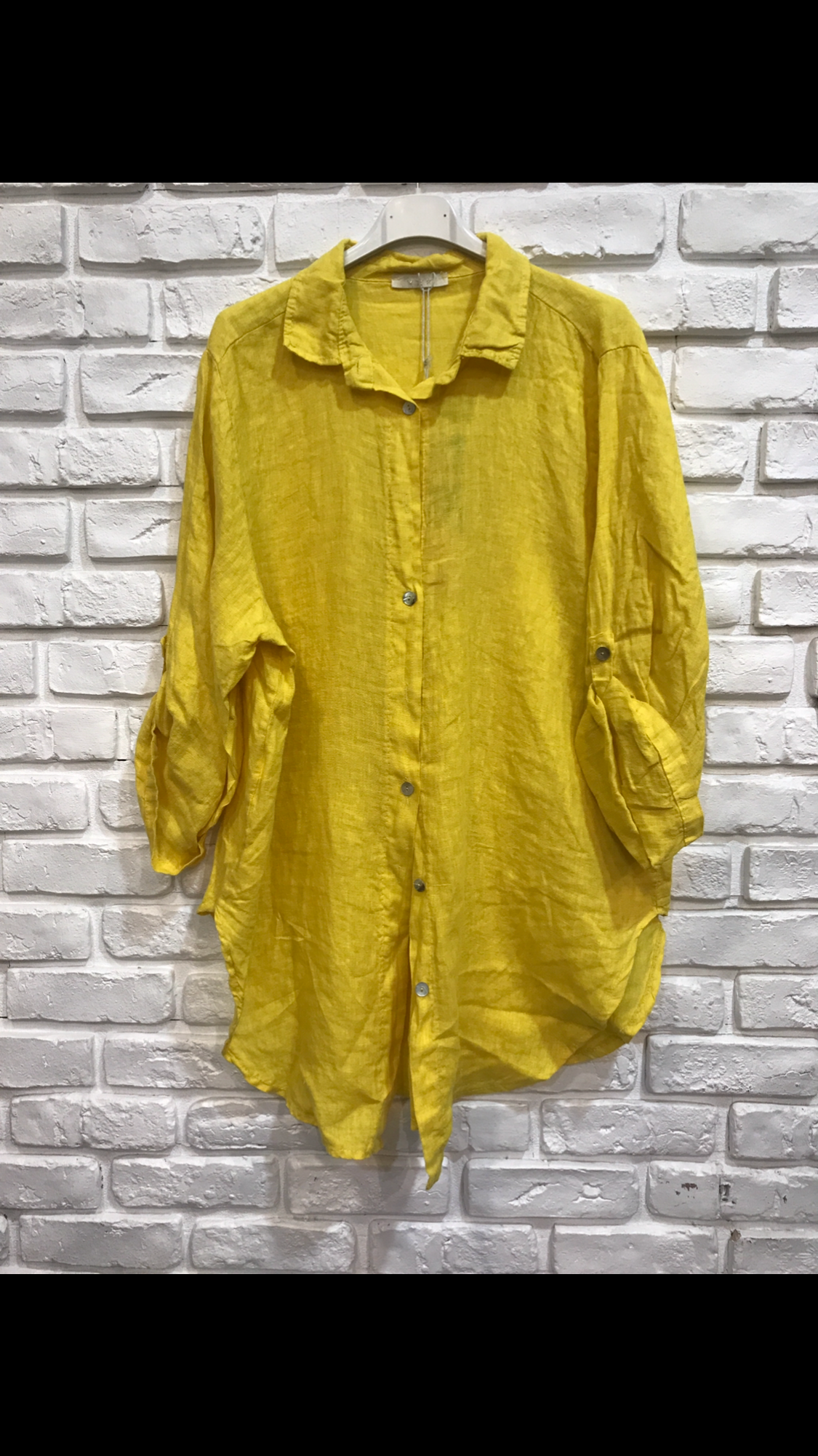 la maison des fibres naturelles - Wholesale Button Down Shirt - Women's - 100% linen shirt 62015918