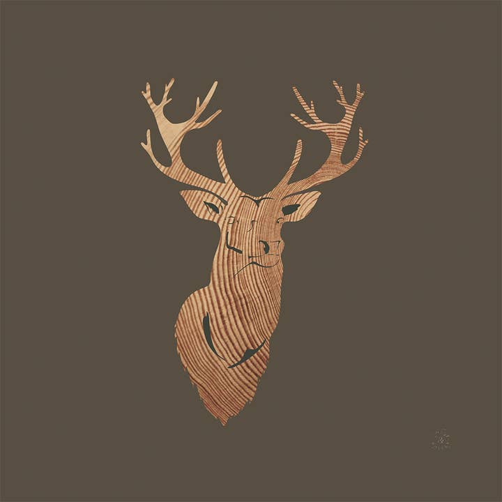 Wood Deer Table for wholesale by Coast and Valley