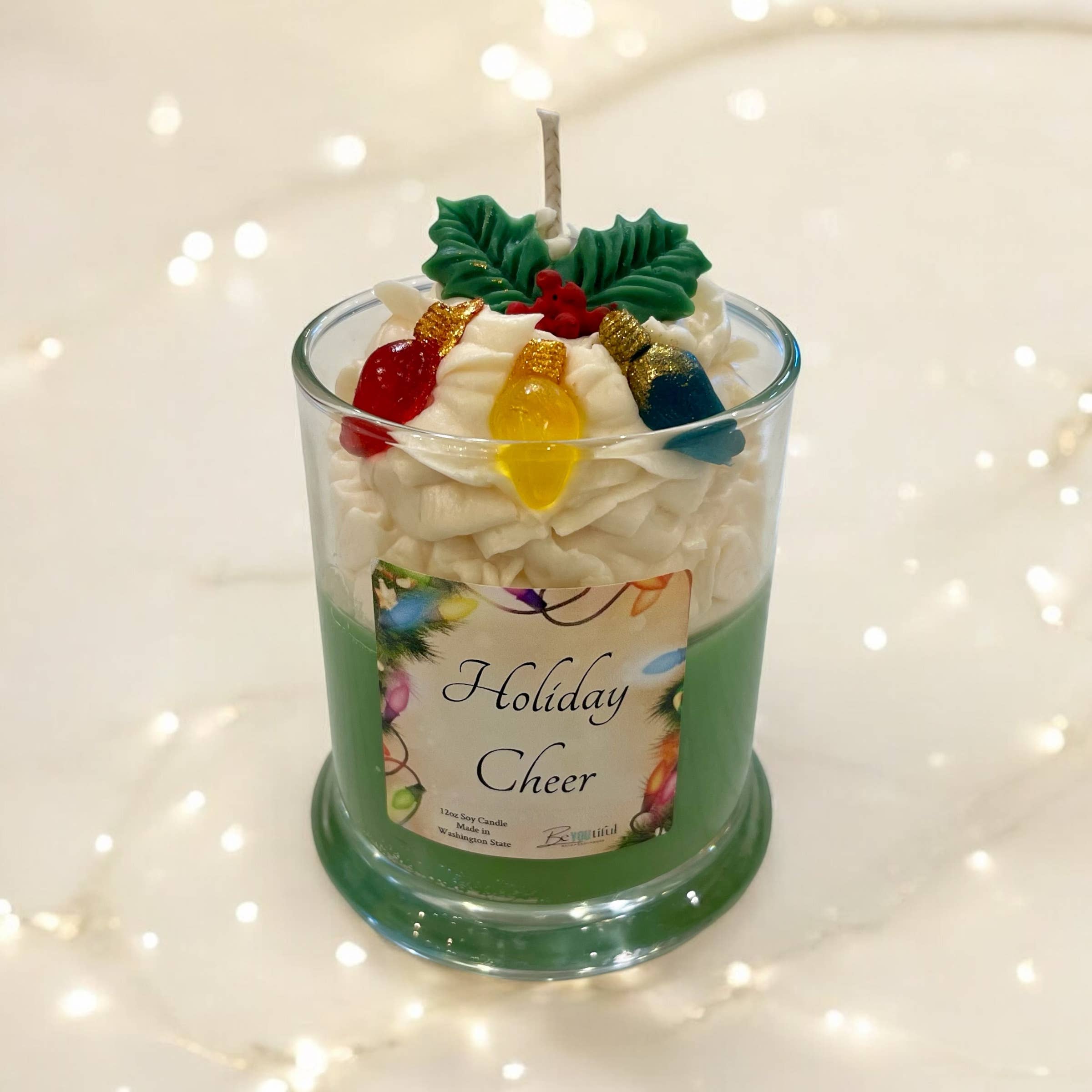 BeYOUtiful Bath* Body * Burn - Wholesale Novelty Candle - Holiday Cheer Dessert Candle
