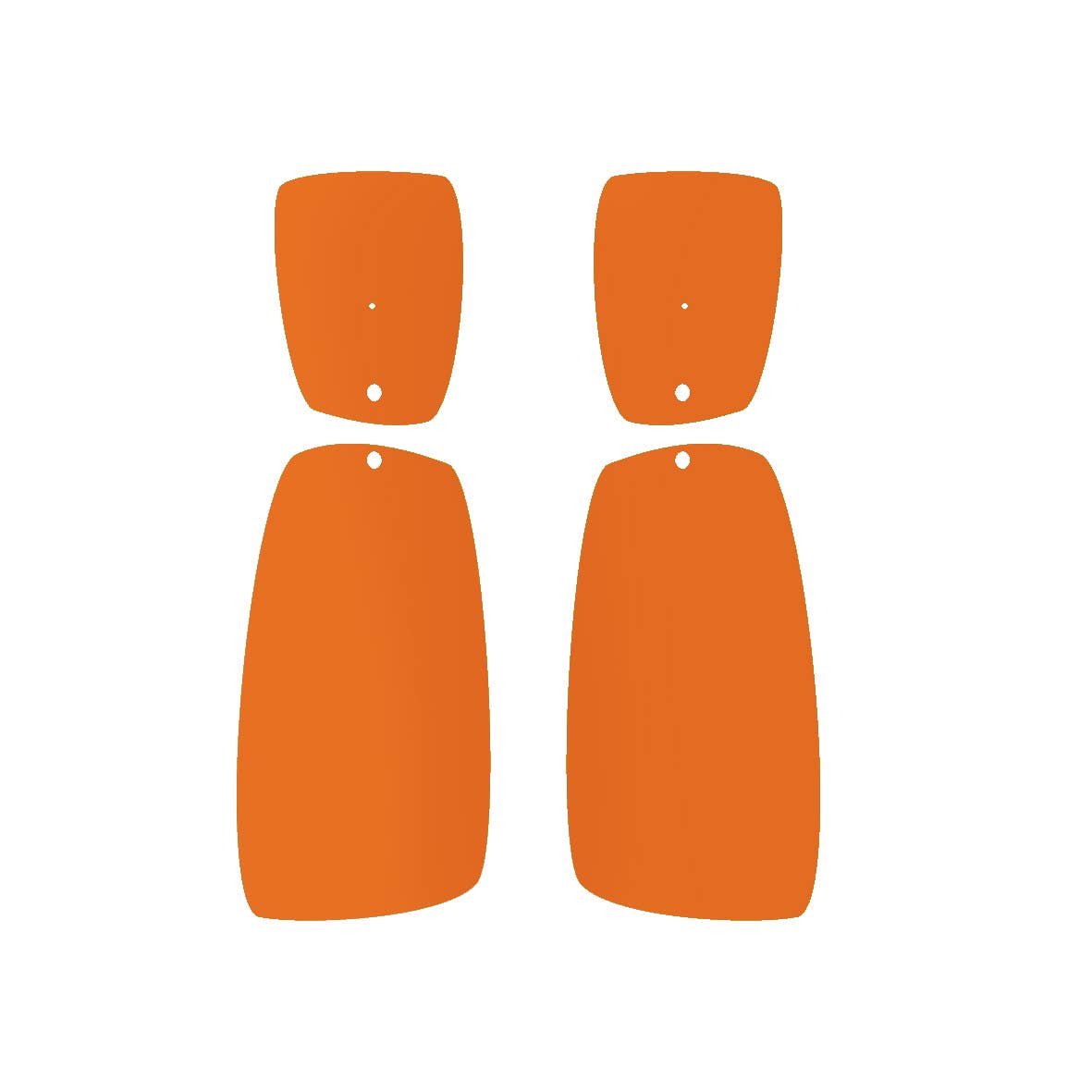 ALEX+SVET - Wholesale Dangle Earrings - BINTOU LG acrylic earrings LUSH GLOW line1