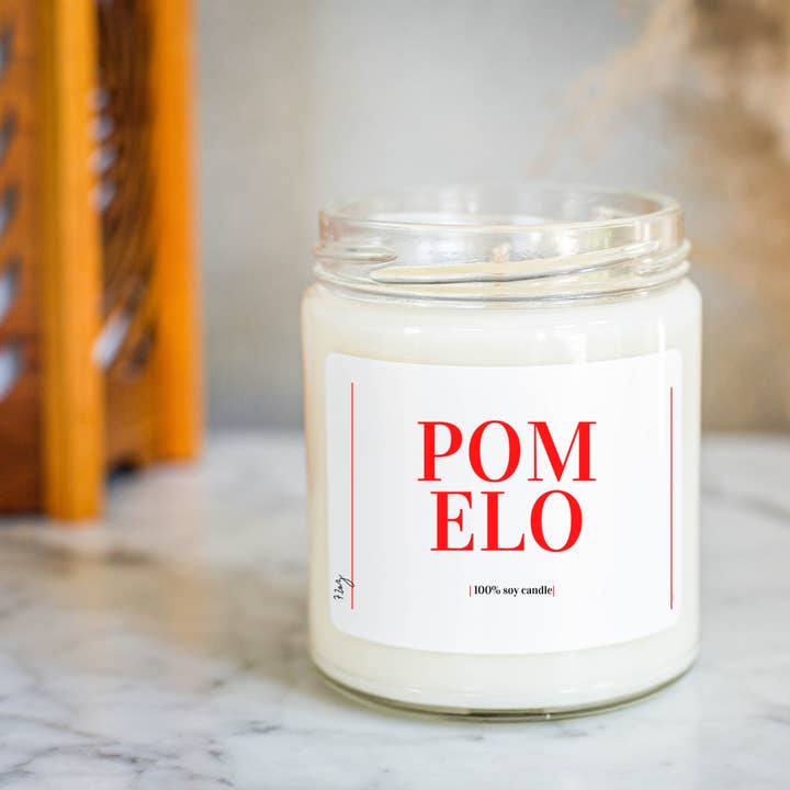 POMELO SOY CANDLE for wholesale by Oh D'Luxe Candle Company