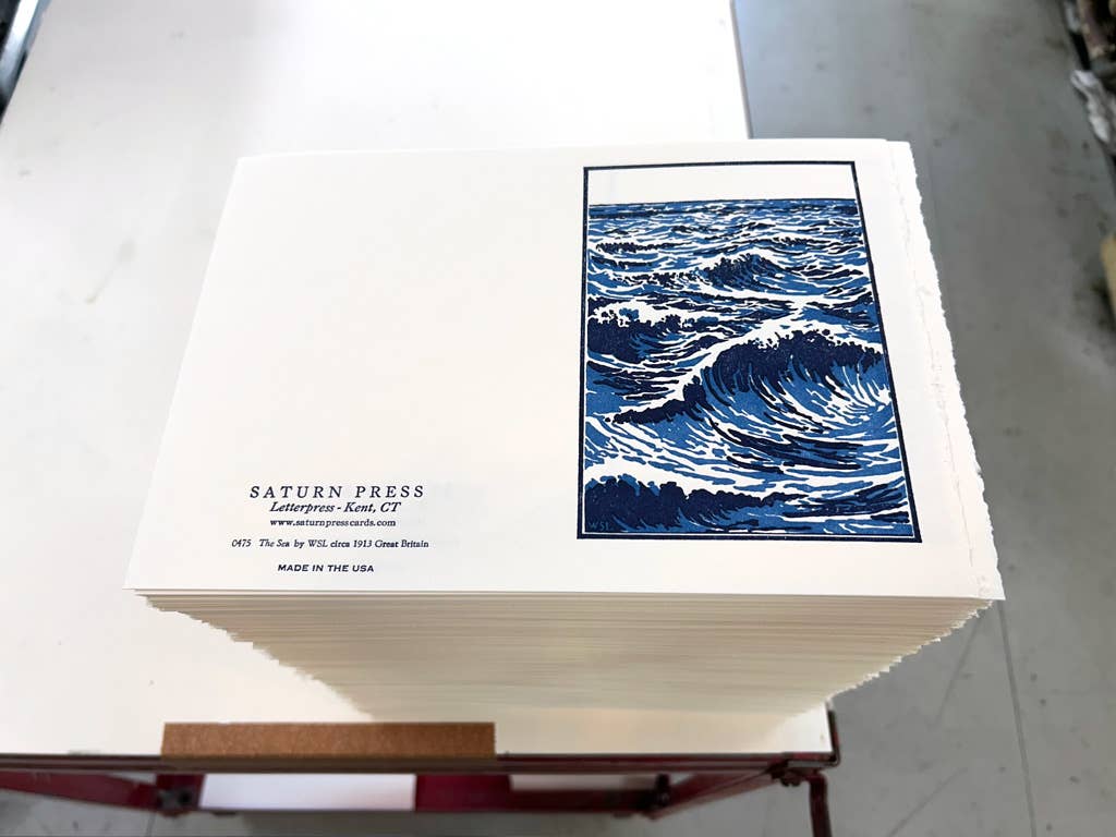 Saturn Press - Vente Carte de vœux classique - La Mer1