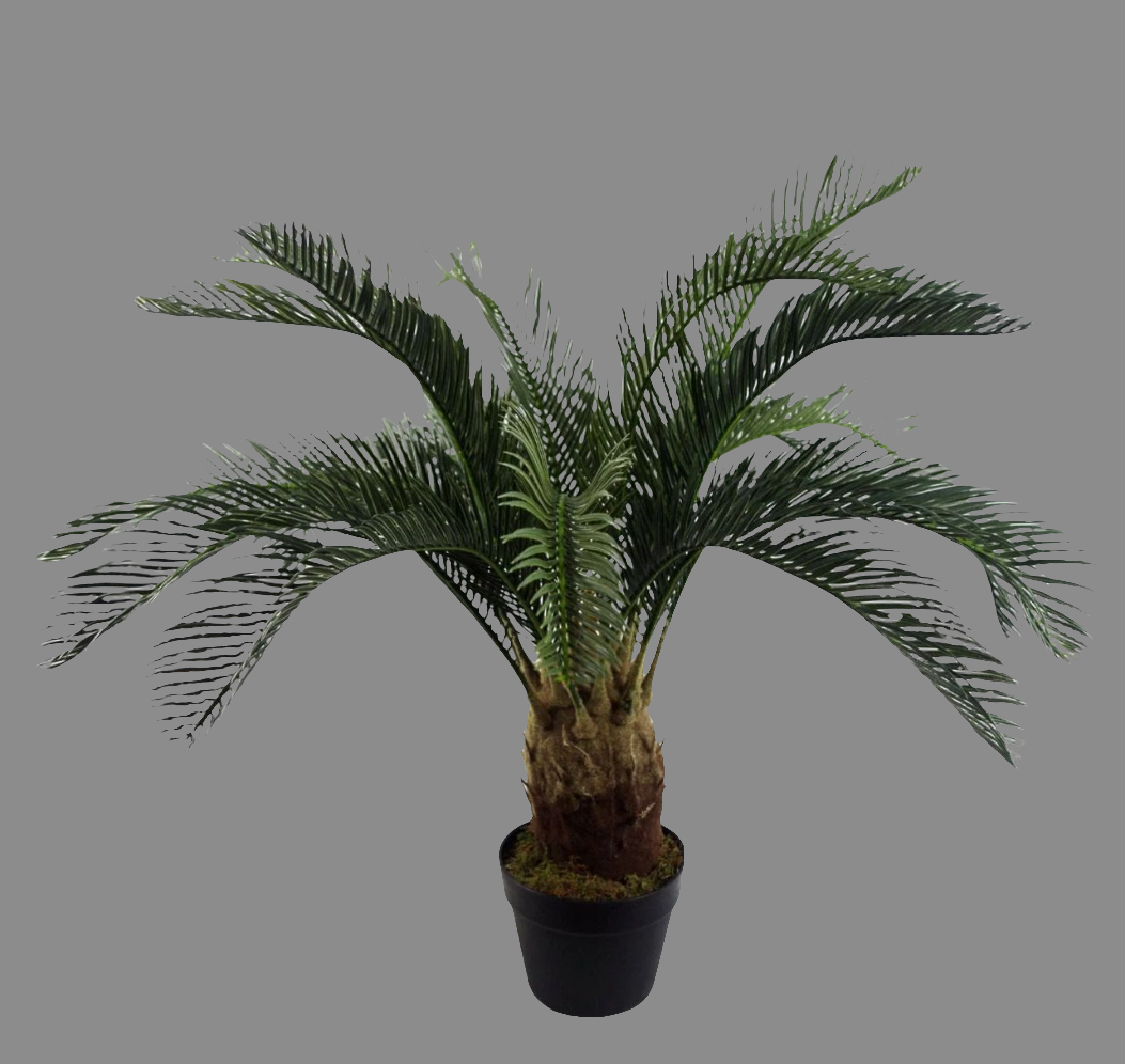 ZenZies - Wholesale Artificial Plant - ZenZies large realistic cycad artificial palm tree / 80 cm.2