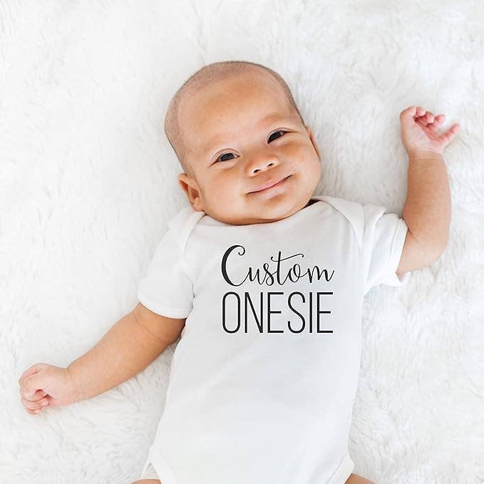 iGirlDress - Wholesale Bodysuit (Non-Footed) - Baby - Custom Baby Onesie Bodysuit Personalized Baby Romper6