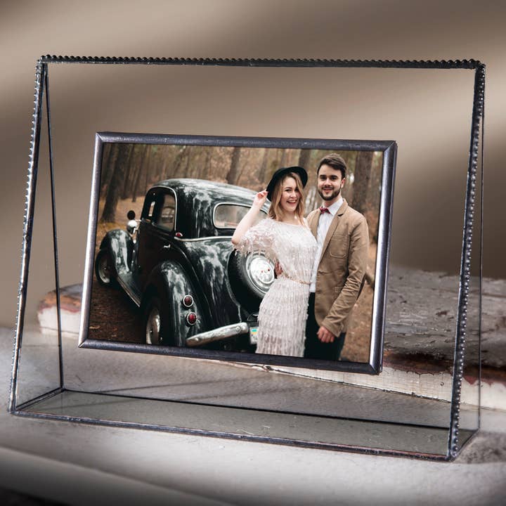J Devlin Glass Art & Bert Anderson Collection - Wholesale Picture Frame - Beaded Glass Picture Frames 8x10 5x7 4x6 By J Devlin Pic 319