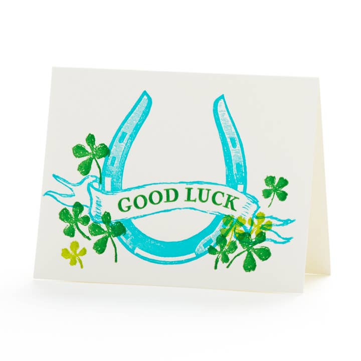 Mini Card Horse Shoe for wholesale by Ilee Papergoods