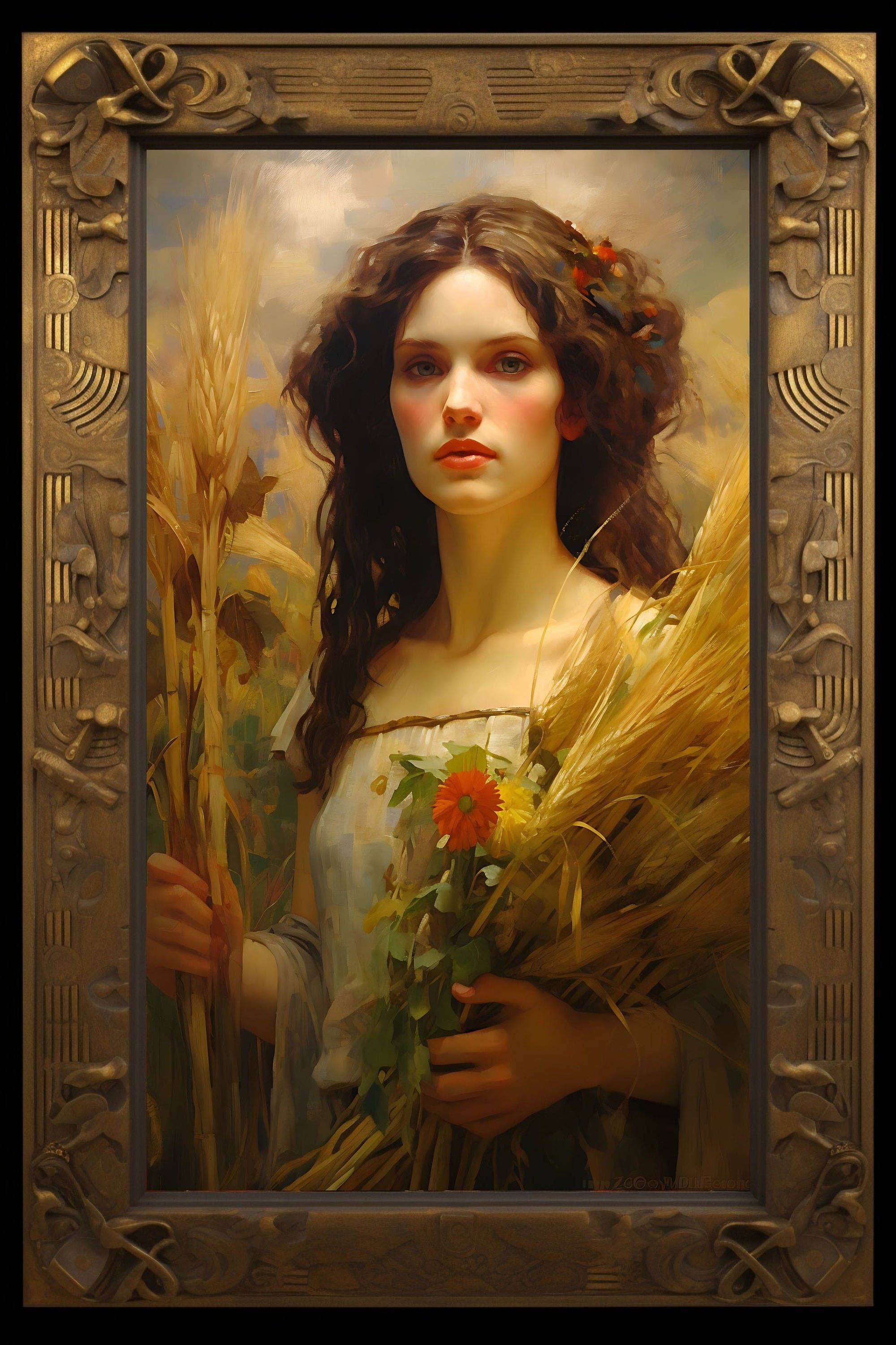 Ye Curiosity Shoppe - Wholesale Art Print - Demeter Greek Goddess Art Print2