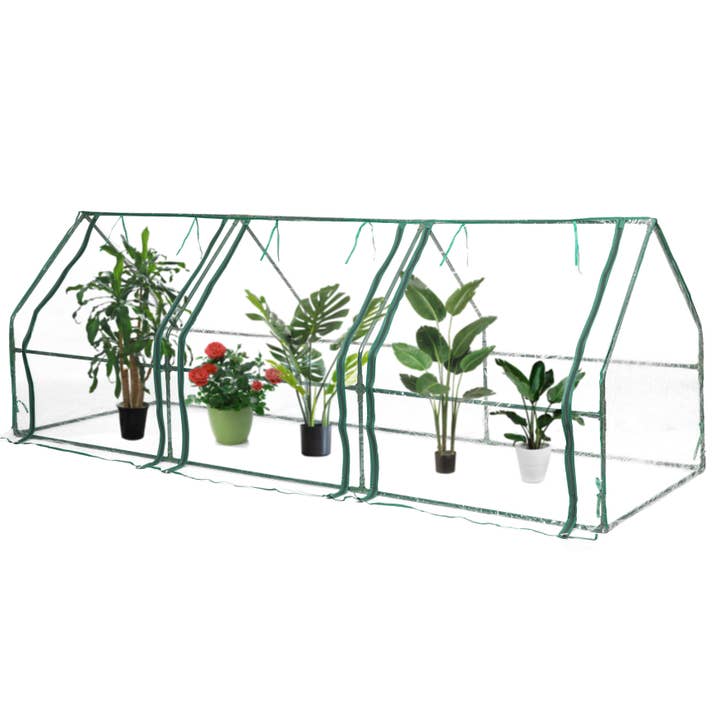Green Outdoor Waterproof Portable Plant Greenhouse with 2 Cl and other Purchase Wholesale plastic terrarium. Free Returns & Net 60 Terms on Faire trending on Faire.